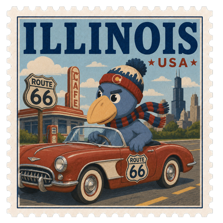 Illinois stamp