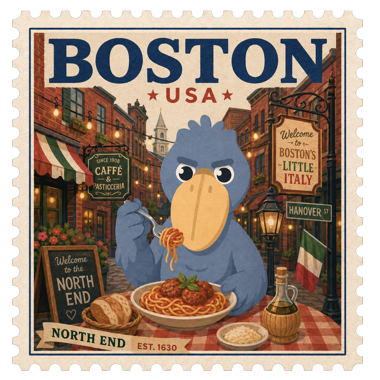 Massachusetts stamp