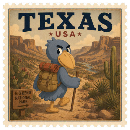 Texas stamp